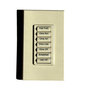 Lutron Homeworks SK-7B-I-BE-E Faceplate Button Kit New In Box